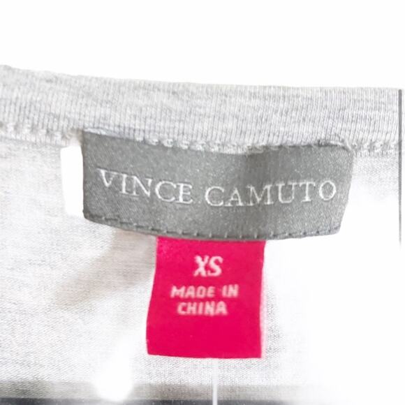 Vince Camuto Long Sleeve Gray Shirt - Picture 2 of 6